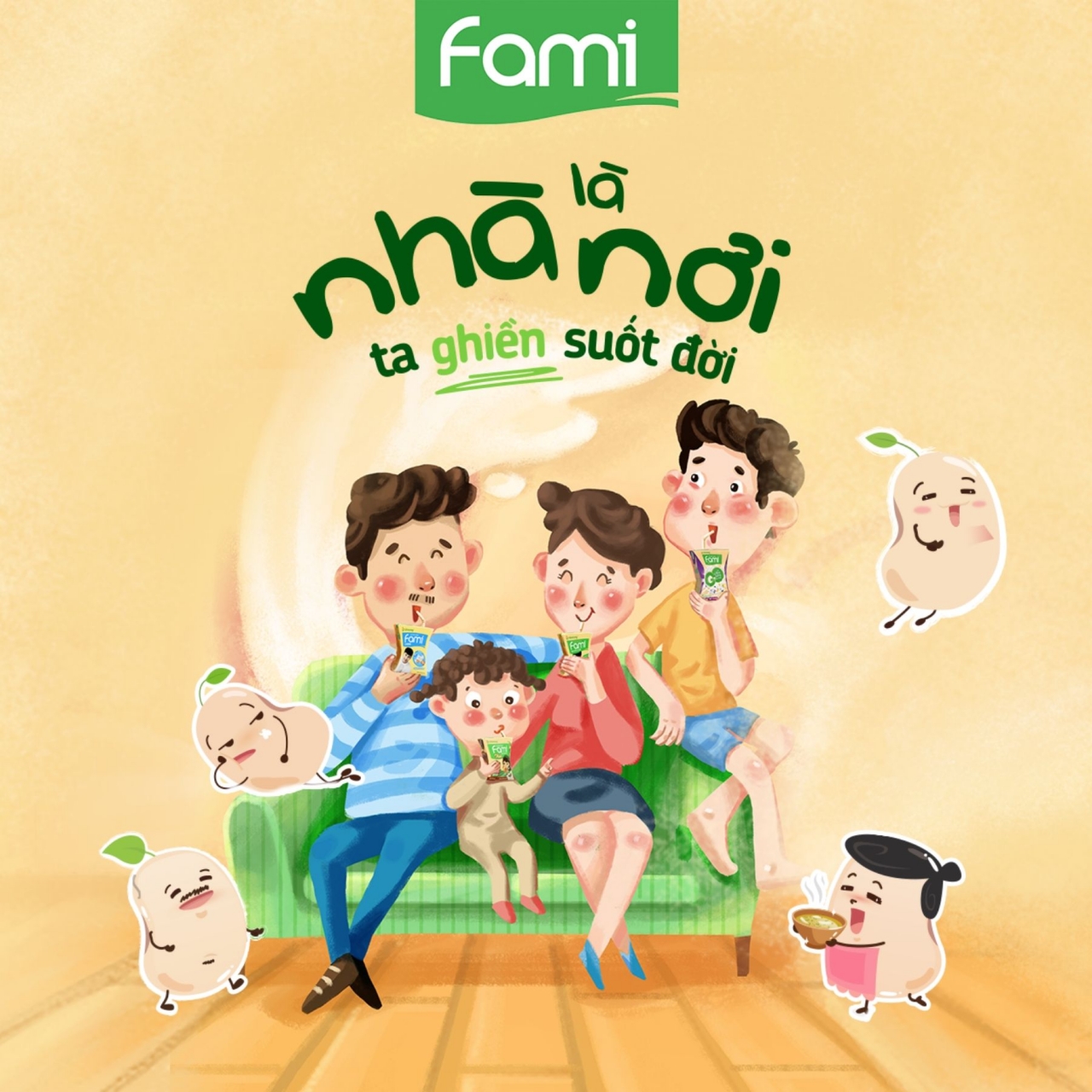 Case Study “NHÀ LÀ NƠI TA GHIỀN SUỐT ĐỜI” – Sữa đậu nành Fami