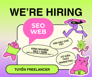 TUYỂN DỤNG SEO FREELANCER